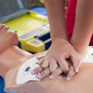 Elementary First Aid CPR Defibrillator training