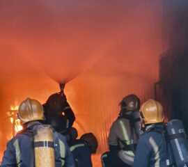 'live fire' as part of an STCW Fire Prevention and Fire Fighting course