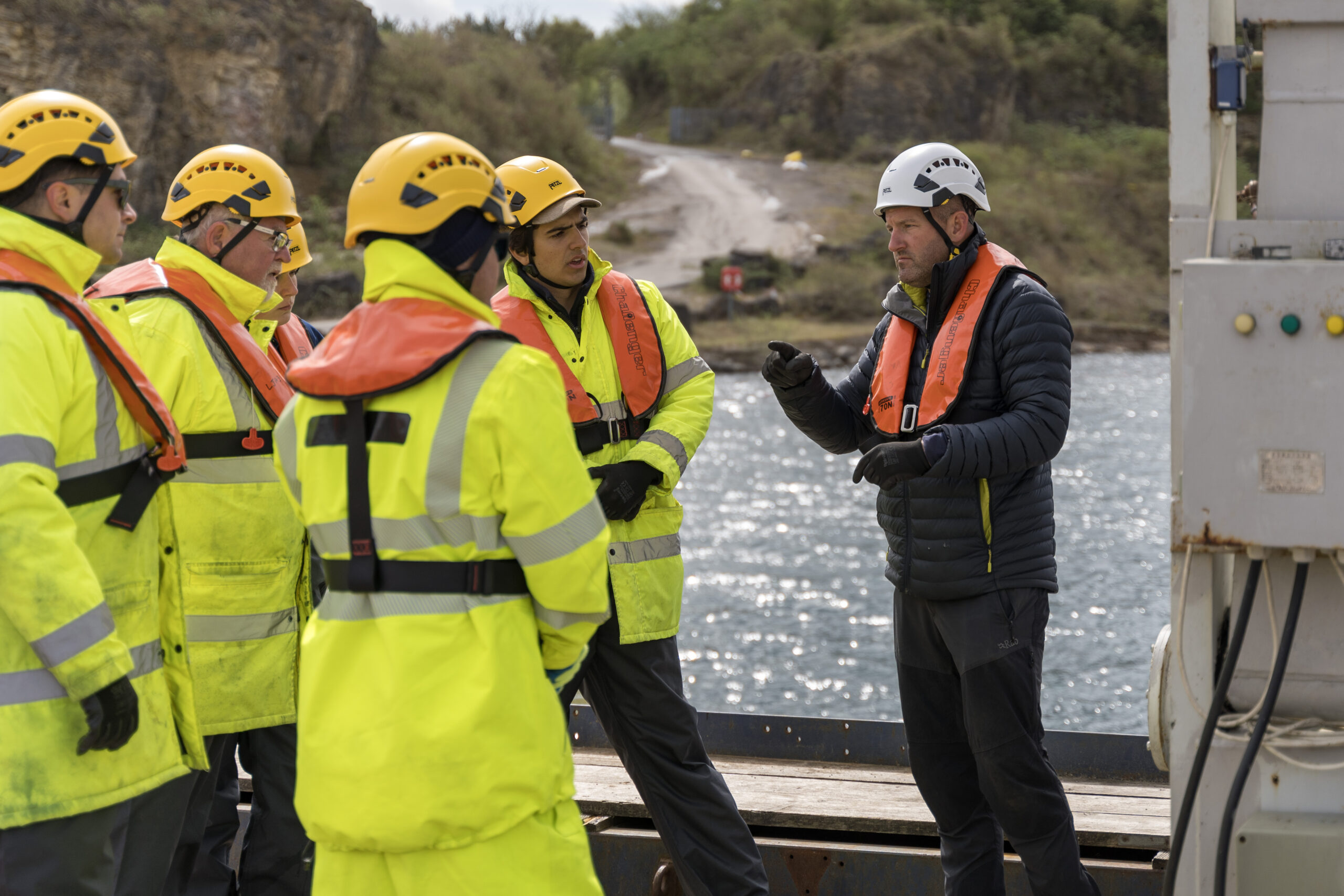 STCW Survival Craft Practical Training at Cromhall Quarry